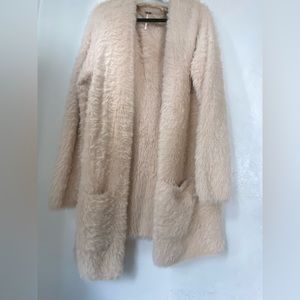 Free People Furry Cardigan